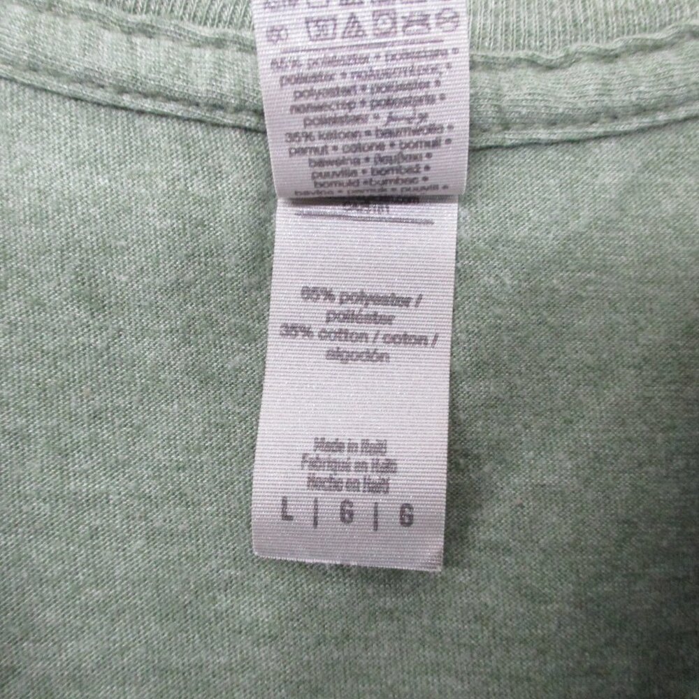 Gildan Get To The Choppa Graphic Print Diy Sleeves Cut Green Men Size L - Picture 5 of 10